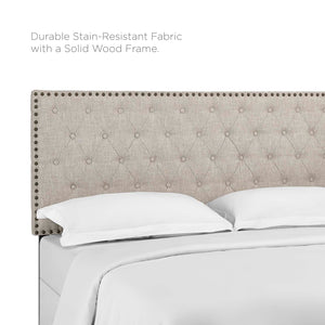 ModwayModway Helena Tufted Twin Upholstered Linen Fabric Headboard MOD-5858 MOD-5858-BEI- BetterPatio.com