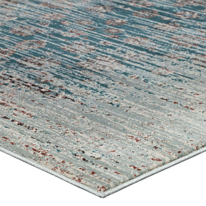 ModwayModway Hesper Distressed Contemporary Floral Lattice 5x8 Area Rug R-1110-58 R-1110A-58- BetterPatio.com