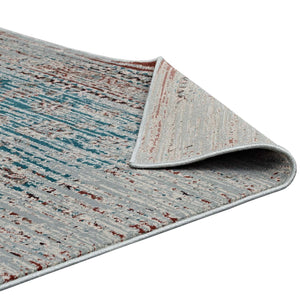 ModwayModway Hesper Distressed Contemporary Floral Lattice 5x8 Area Rug R-1110-58 R-1110A-58- BetterPatio.com