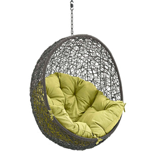 ModwayModway Hide Outdoor Patio Swing Chair Without Stand EEI-2654 EEI-2654-GRY-PER- BetterPatio.com