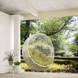 ModwayModway Hide Outdoor Patio Swing Chair Without Stand EEI-2654 EEI-2654-WHI-PER- BetterPatio.com
