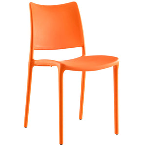 ModwayModway Hipster Dining Side Chair EEI-1703 EEI-1703-ORA- BetterPatio.com