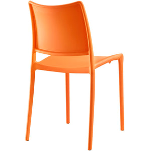 ModwayModway Hipster Dining Side Chair EEI-1703 EEI-1703-ORA- BetterPatio.com