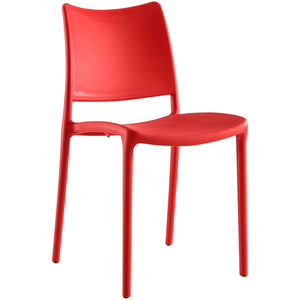 ModwayModway Hipster Dining Side Chair EEI-1703 EEI-1703-RED- BetterPatio.com