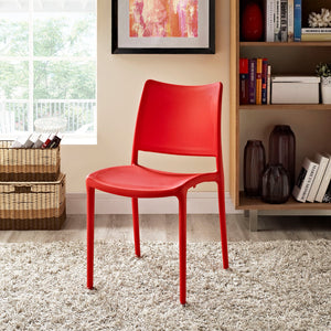 ModwayModway Hipster Dining Side Chair EEI-1703 EEI-1703-RED- BetterPatio.com