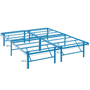 ModwayModway Horizon Full Stainless Steel Bed Frame MOD-5428 MOD-5428-LBU- BetterPatio.com