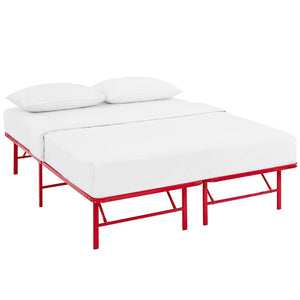 ModwayModway Horizon Full Stainless Steel Bed Frame MOD-5428 MOD-5428-RED- BetterPatio.com