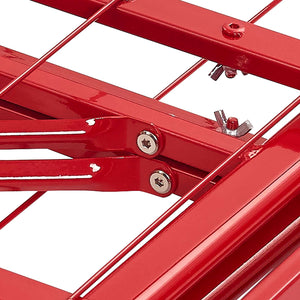 ModwayModway Horizon Full Stainless Steel Bed Frame MOD-5428 MOD-5428-RED- BetterPatio.com