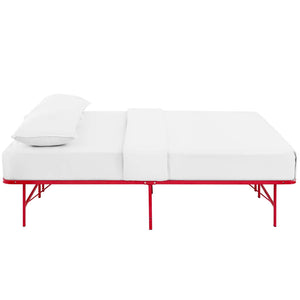 ModwayModway Horizon Full Stainless Steel Bed Frame MOD-5428 MOD-5428-RED- BetterPatio.com