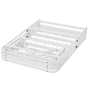 ModwayModway Horizon Full Stainless Steel Bed Frame MOD-5428 MOD-5428-WHI- BetterPatio.com