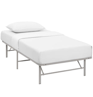 ModwayModway Horizon Twin Stainless Steel Bed Frame MOD-5427 MOD-5427-GRY- BetterPatio.com
