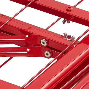 ModwayModway Horizon Twin Stainless Steel Bed Frame MOD-5427 MOD-5427-RED- BetterPatio.com