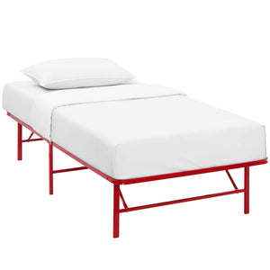 ModwayModway Horizon Twin Stainless Steel Bed Frame MOD-5427 MOD-5427-RED- BetterPatio.com