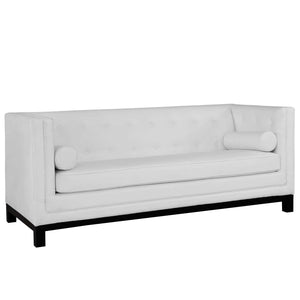 ModwayModway Imperial Bonded Leather Sofa EEI-1421 EEI-1421-WHI- BetterPatio.com