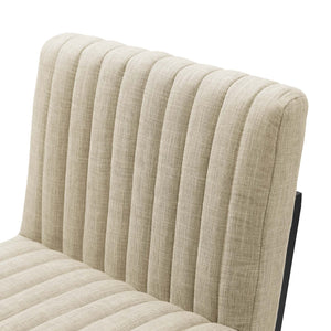 ModwayModway Indulge Channel Tufted Fabric Bar Stool EEI-4654 EEI-4654-BEI- BetterPatio.com