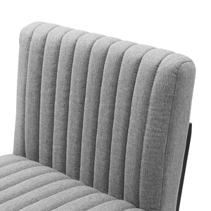 ModwayModway Indulge Channel Tufted Fabric Bar Stool EEI-4654 EEI-4654-LGR- BetterPatio.com