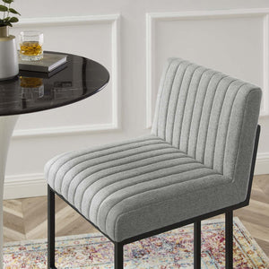 ModwayModway Indulge Channel Tufted Fabric Counter Stool EEI-4653 EEI-4653-LGR- BetterPatio.com