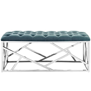 ModwayModway Intersperse Bench EEI-2867 EEI-2867-SLV-SEA- BetterPatio.com