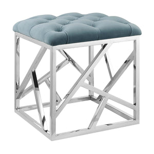 ModwayModway Intersperse Ottoman EEI-2866 EEI-2866-SLV-SEA- BetterPatio.com