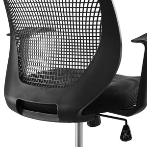 ModwayModway Intrepid Mesh Drafting Chair EEI-3194 EEI-3194-BLK- BetterPatio.com