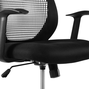 ModwayModway Intrepid Mesh Drafting Chair EEI-3194 EEI-3194-BLK- BetterPatio.com