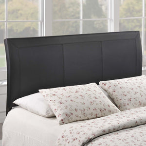 ModwayModway Isabella Queen Upholstered Vinyl Headboard MOD-5132 MOD-5132-BLK- BetterPatio.com