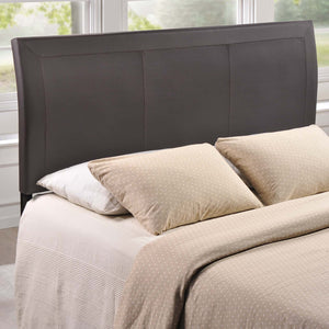 ModwayModway Isabella Queen Upholstered Vinyl Headboard MOD-5132 MOD-5132-BRN- BetterPatio.com