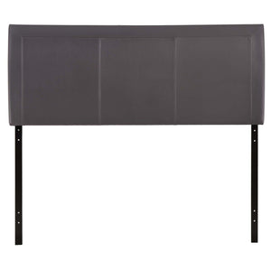 ModwayModway Isabella Queen Upholstered Vinyl Headboard MOD-5132 MOD-5132-BRN- BetterPatio.com