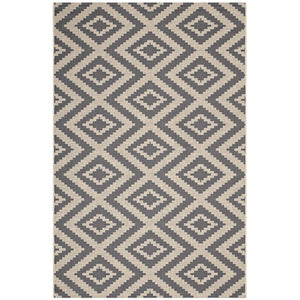 ModwayModway Jagged Geometric Diamond Trellis 5x8 Indoor and Outdoor Area Rug R-1135-58 R-1135A-58- BetterPatio.com