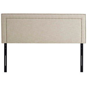 ModwayModway Jessamine King Upholstered Fabric Headboard MOD-5380 MOD-5380-BEI- BetterPatio.com