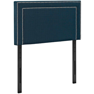 ModwayModway Jessamine Twin Upholstered Fabric Headboard MOD-5374 MOD-5374-AZU- BetterPatio.com