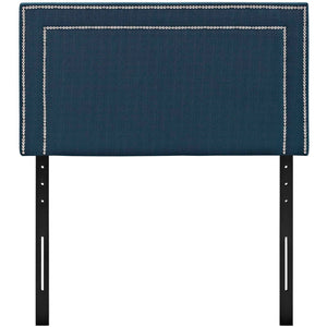 ModwayModway Jessamine Twin Upholstered Fabric Headboard MOD-5374 MOD-5374-AZU- BetterPatio.com