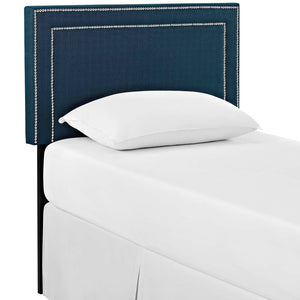 ModwayModway Jessamine Twin Upholstered Fabric Headboard MOD-5374 MOD-5374-AZU- BetterPatio.com