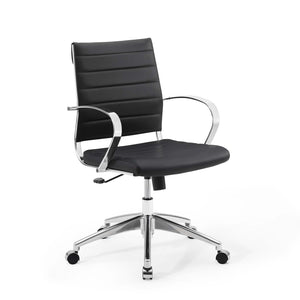 ModwayModway Jive Mid Back Office Chair EEI-4136 EEI-4136-BLK- BetterPatio.com