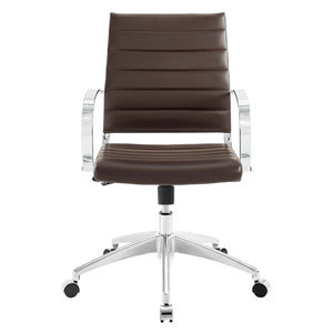 ModwayModway Jive Mid Back Office Chair EEI-4136 EEI-4136-BRN- BetterPatio.com