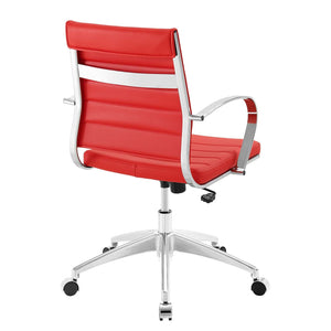 ModwayModway Jive Mid Back Office Chair EEI-4136 EEI-4136-RED- BetterPatio.com