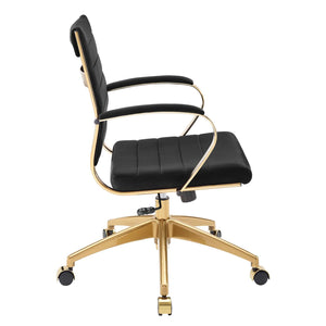 ModwayModway Jive Mid Back Performance Velvet Office Chair EEI-4281 EEI-4281-BLK- BetterPatio.com