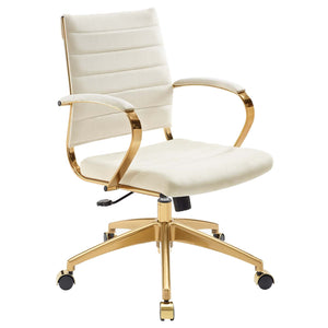 ModwayModway Jive Mid Back Performance Velvet Office Chair EEI-4281 EEI-4281-IVO- BetterPatio.com