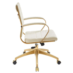 ModwayModway Jive Mid Back Performance Velvet Office Chair EEI-4281 EEI-4281-IVO- BetterPatio.com