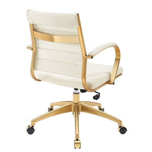 ModwayModway Jive Mid Back Performance Velvet Office Chair EEI-4281 EEI-4281-IVO- BetterPatio.com