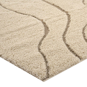 ModwayModway Jubilant Abound Abstract Swirl 5x8 Shag Area Rug R-1150-58 R-1150A-58- BetterPatio.com