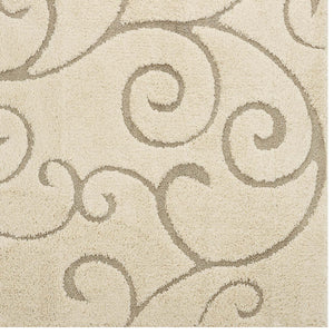 ModwayModway Jubilant Burgeon Scrolling Vine 5x8 Shag Area Rug R-1151-58 R-1151A-58- BetterPatio.com