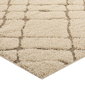 ModwayModway Jubilant Verona Abstract Geometric 5x8 Shag Area Rug R-1149-58 R-1149A-58- BetterPatio.com