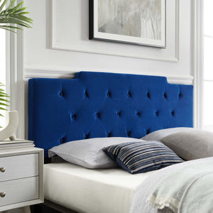 ModwayModway Juliet Tufted Full/Queen Performance Velvet Headboard MOD-6185 MOD-6185-NAV- BetterPatio.com