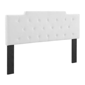 ModwayModway Juliet Tufted Full/Queen Performance Velvet Headboard MOD-6185 MOD-6185-WHI- BetterPatio.com