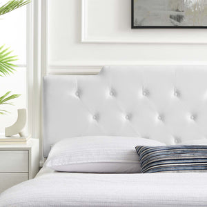 ModwayModway Juliet Tufted Full/Queen Performance Velvet Headboard MOD-6185 MOD-6185-WHI- BetterPatio.com