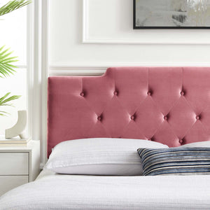 ModwayModway Juliet Tufted King/California King Performance Velvet Headboard MOD-6186 MOD-6186-DUS- BetterPatio.com