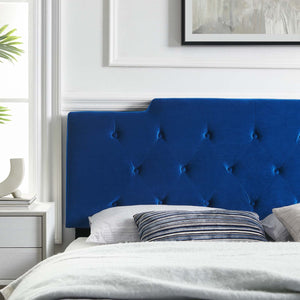 ModwayModway Juliet Tufted King/California King Performance Velvet Headboard MOD-6186 MOD-6186-NAV- BetterPatio.com