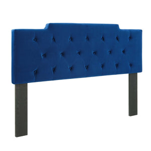 ModwayModway Juliet Tufted King/California King Performance Velvet Headboard MOD-6186 MOD-6186-NAV- BetterPatio.com