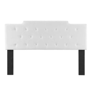 ModwayModway Juliet Tufted King/California King Performance Velvet Headboard MOD-6186 MOD-6186-WHI- BetterPatio.com